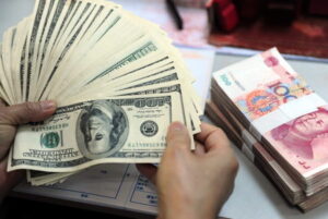 China’s foreign exchange reserves fell in August due to changes in asset prices
