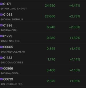 Chinese coal miners rally as power consumption surges in heatwaves, regulators urges stable coal supply