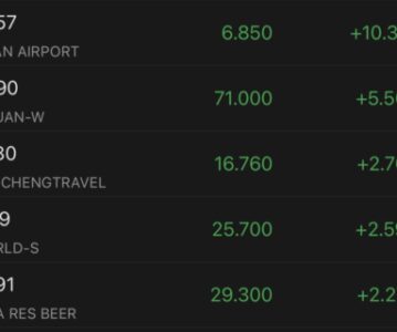 Chinese holiday concept stocks rally in Hong Kong on strong tourism data