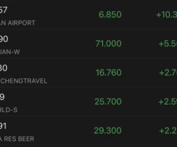 Chinese holiday concept stocks rally in Hong Kong on strong tourism data