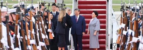 Xi Arrives in Washington for First State Visit to US Since 2015, Trump Personally Welcomes Him